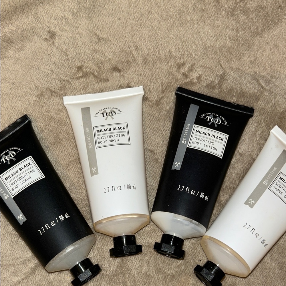 Milagu Black Body Care Set [NWOT]